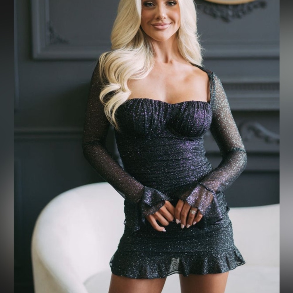 These three black dress